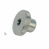 Knurled nut with shank